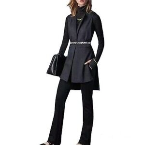 Cabi vest Style 3178 Graphite Dark Grey Drafting Split Hem Pockets